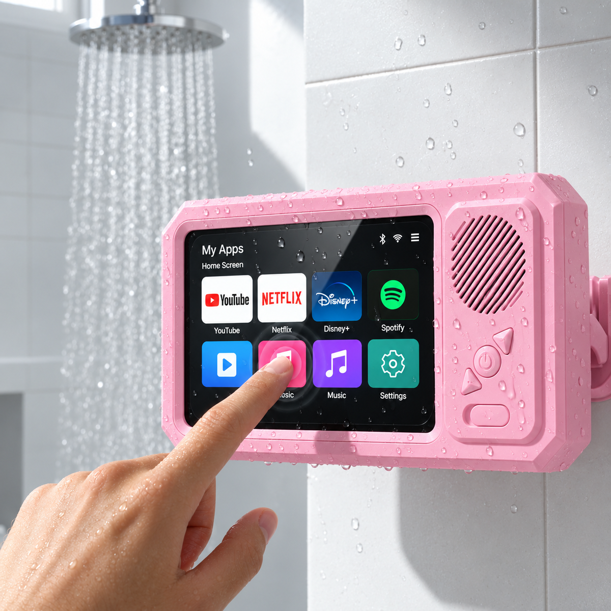 ShowerBeats™ 3-in-1 Bathroom Phone Holder