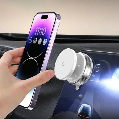 Magnetic Phone Stand Vacuum Adsorption High Stickiness Anti Shake Holder Car Dashboard Windshield Desktop Office GPS Nav Drive