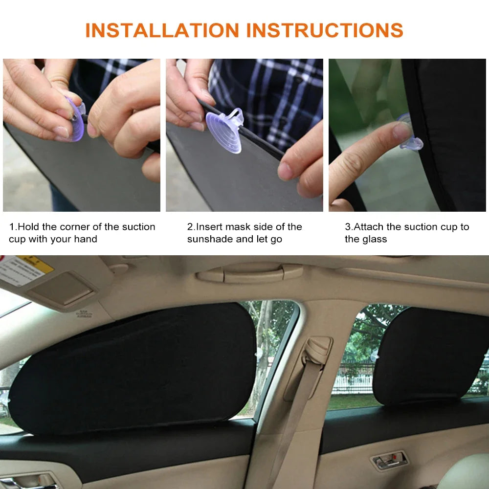 Car Sunshade Side Window Cover Accessories For Kia RIO PICANTO MOHAVE CARNIVAL SELTOS CARENS NIRO CERATO VENGA K5 STONIC