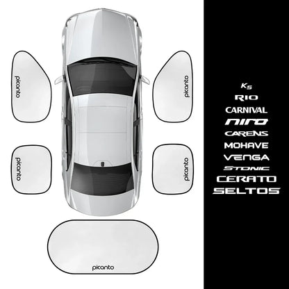 Car Sunshade Side Window Cover Accessories For Kia RIO PICANTO MOHAVE CARNIVAL SELTOS CARENS NIRO CERATO VENGA K5 STONIC