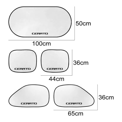 Car Sunshade Side Window Cover Accessories For Kia RIO PICANTO MOHAVE CARNIVAL SELTOS CARENS NIRO CERATO VENGA K5 STONIC