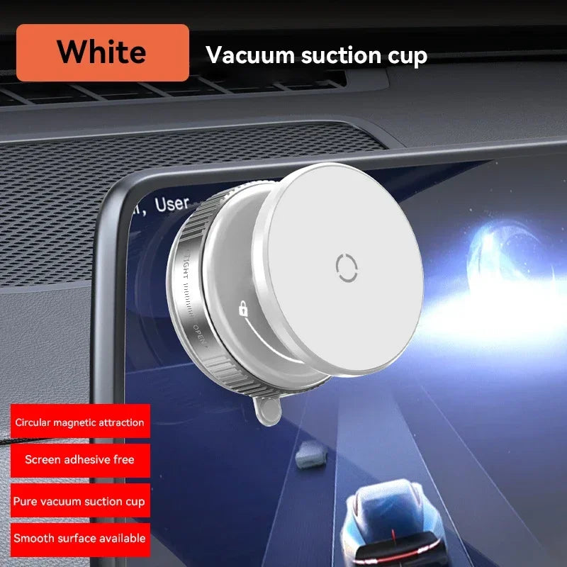 Magnetic Phone Stand Vacuum Adsorption High Stickiness Anti Shake Holder Car Dashboard Windshield Desktop Office GPS Nav Drive