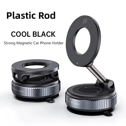 Magnetic Phone Stand Vacuum Adsorption High Stickiness Anti Shake Holder Car Dashboard Windshield Desktop Office GPS Nav Drive