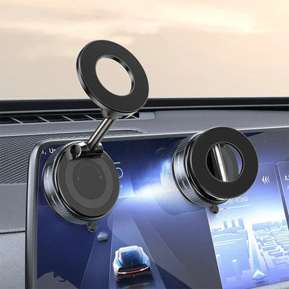 Magnetic Phone Stand Vacuum Adsorption High Stickiness Anti Shake Holder Car Dashboard Windshield Desktop Office GPS Nav Drive