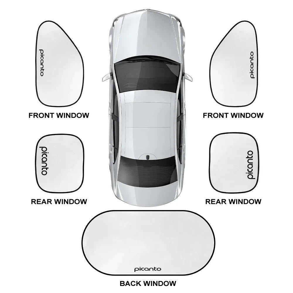 Car Sunshade Side Window Cover Accessories For Kia RIO PICANTO MOHAVE CARNIVAL SELTOS CARENS NIRO CERATO VENGA K5 STONIC