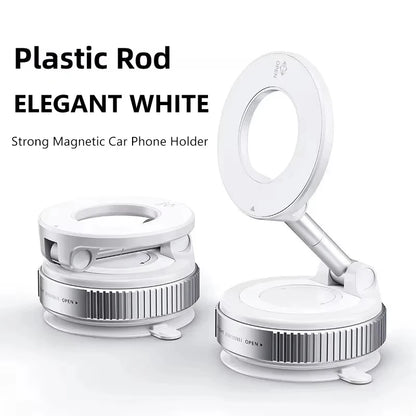 Magnetic Phone Stand Vacuum Adsorption High Stickiness Anti Shake Holder Car Dashboard Windshield Desktop Office GPS Nav Drive