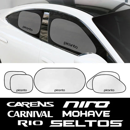 Car Sunshade Side Window Cover Accessories For Kia RIO PICANTO MOHAVE CARNIVAL SELTOS CARENS NIRO CERATO VENGA K5 STONIC