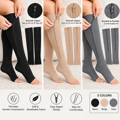 ZipFlex™ Compression Socks